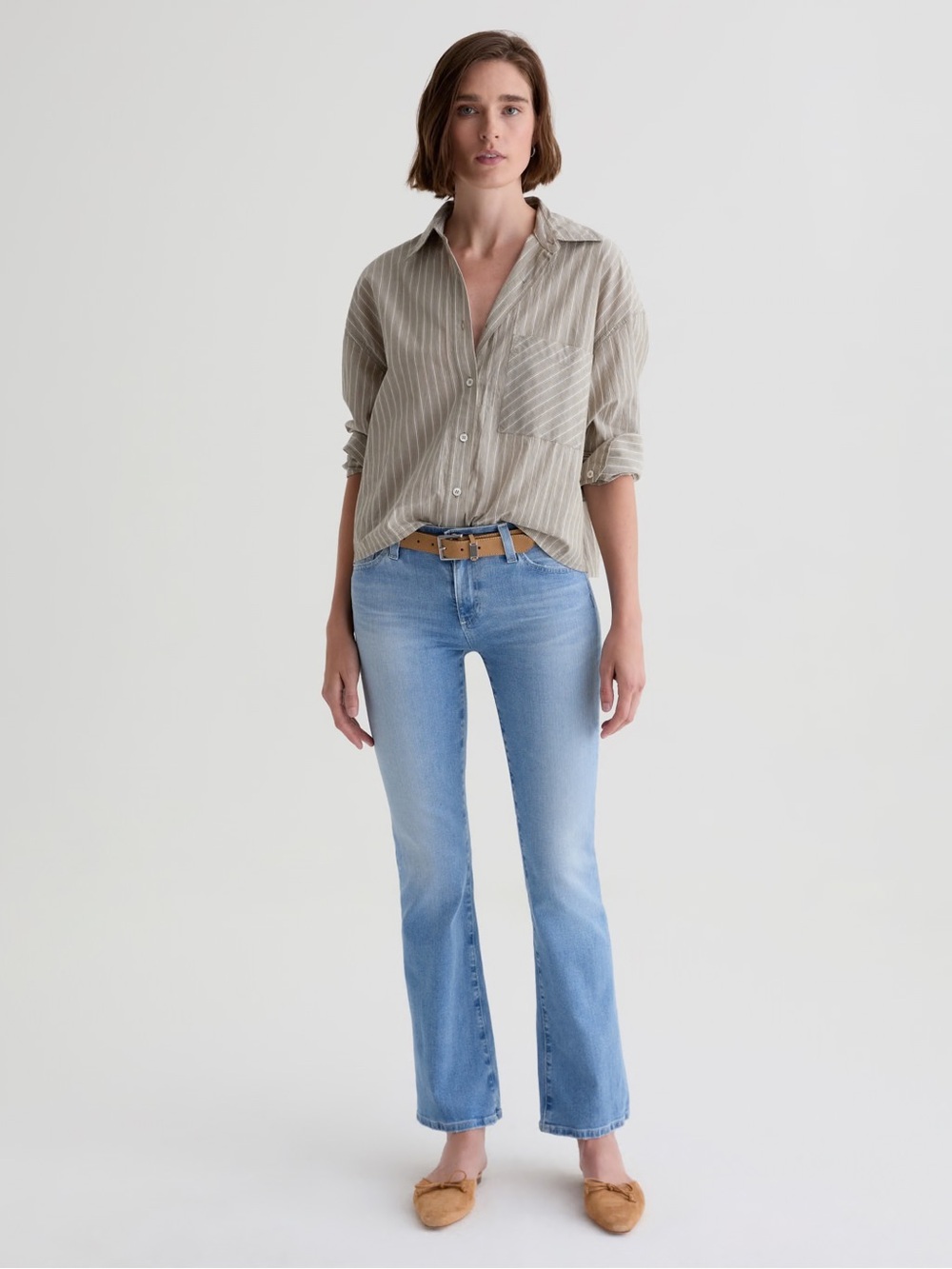 NEW AG Angel low-rise boot jean